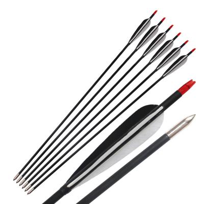 Turkey Feather 31inch Mixed Carbon Arrows for Archery Recurve Bow Hunting (Turkey Feather 31inch Mixed Carbon Arrows for Archery Recurve Bow Hunting)